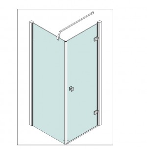 Frameless shower enclosures - A1916. Frameless shower enclosures (A1916)